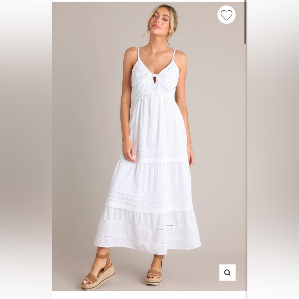 Z Supply Divinity White Midi Dress